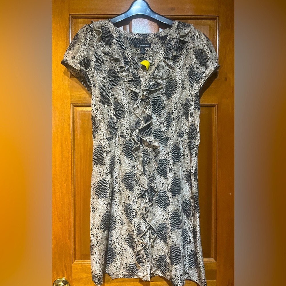 INC mini dress with crystal buttons 12